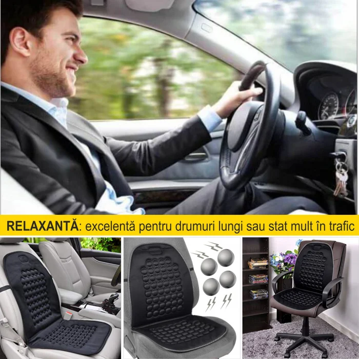 NOU! Set 2 Huse cu Masaj Magnetic cu efect benefic in alinarea durerilor de spate si imbunatatirea tonusului muscular - marime universala [3]