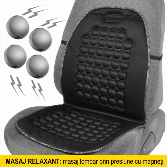 NOU! Set 2 Huse cu Masaj Magnetic cu efect benefic in alinarea durerilor de spate si imbunatatirea tonusului muscular - marime universala [7]