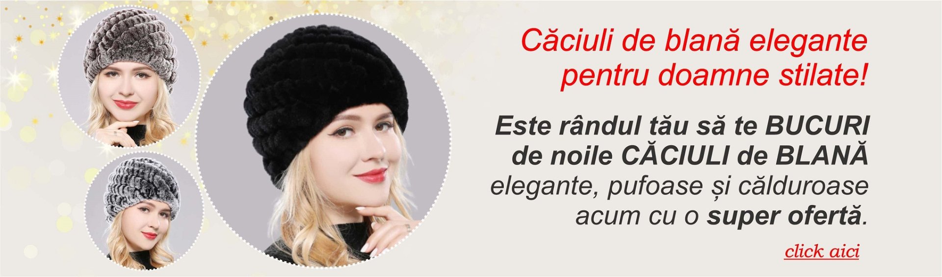 Caciuli blana - oferta zilei