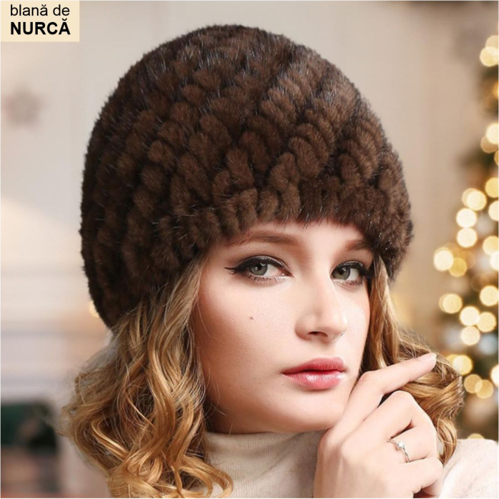 Caciula din blana de NURCA - Mira Lux (MARO) - marime universala [1]