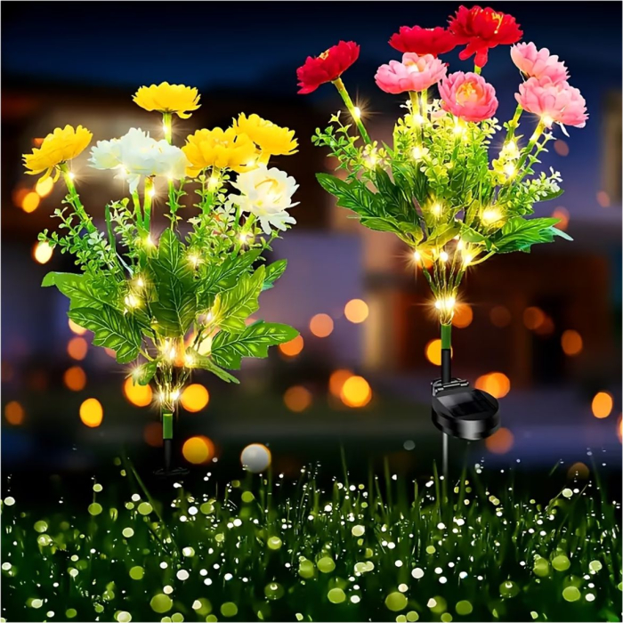 Decoratiuni solare luminoase - Bujori [2]