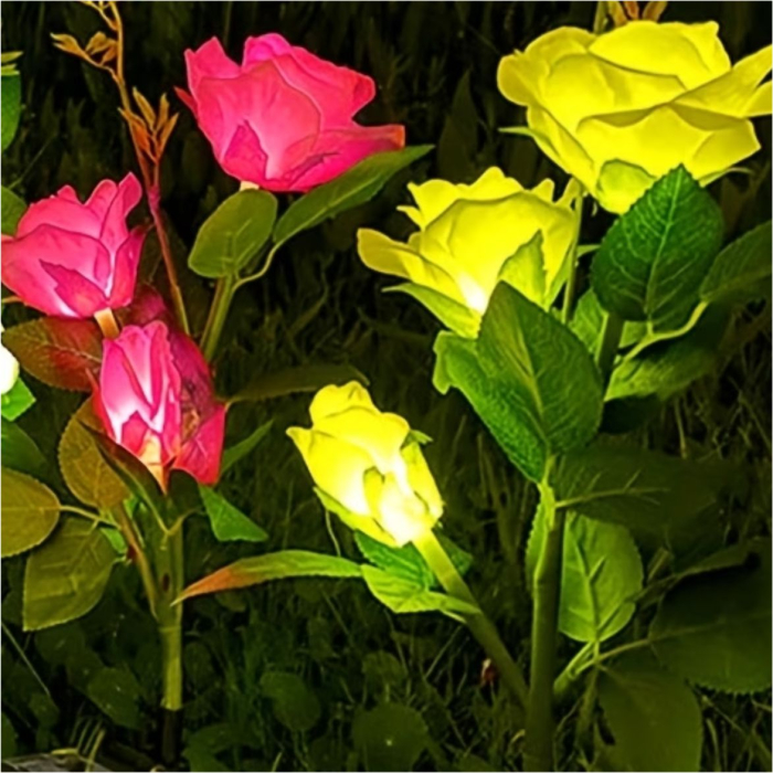 Decoratiuni solare luminoase - Trandafiri [9]