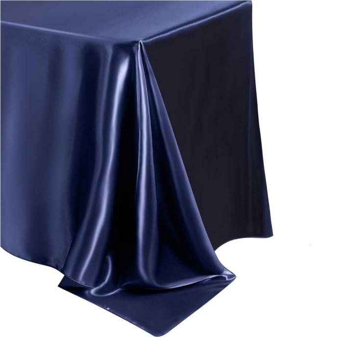 Fata de masa de Paste din satin lux - Elegance Lux (ALBASTRU inchis) [2]