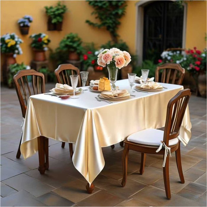 Fata de masa de Paste din satin lux - Elegance Lux (ARAMIU) [3]