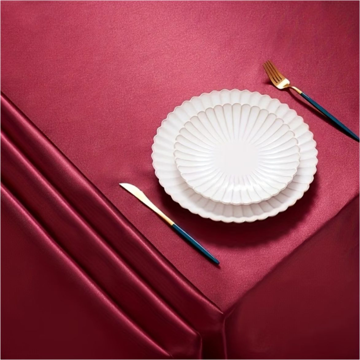 Fata de masa de Paste din satin lux - Elegance Lux (GRENA) [5]