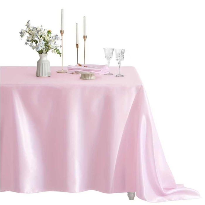 Fata de masa de Paste din satin lux - Elegance Lux (ROZ) [4]