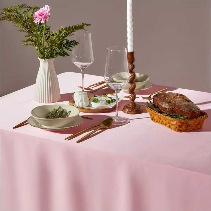 Fata de masa de Paste din satin lux - Elegance Lux (ROZ) [3]