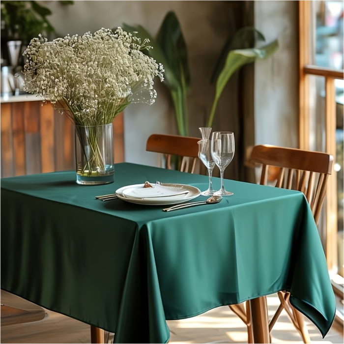 Fata de masa eleganta din satin lux - Elegance Lux (VERDE) [5]