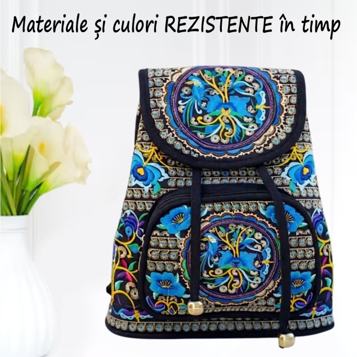Ghiozdan tip rucsac Fantezia Lux - Albastru (33x27x12 cm) [5]