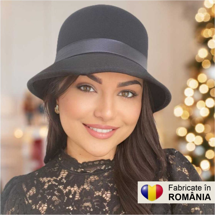 Palarie dama PARIS LUX -palarie bleumarin, reglabila [5]