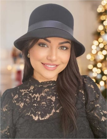 Palarie dama PARIS LUX -palarie bleumarin, reglabila [1]