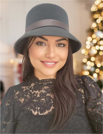Palarie dama PARIS LUX -palarie gri, reglabila [1]
