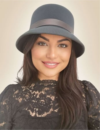 Palarie dama PARIS LUX -palarie gri, reglabila [2]