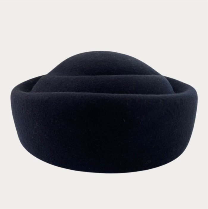 Palarie dama toca din fetru lux CONTESA CHIC (4 culori) - marime unica, reglabila [5]