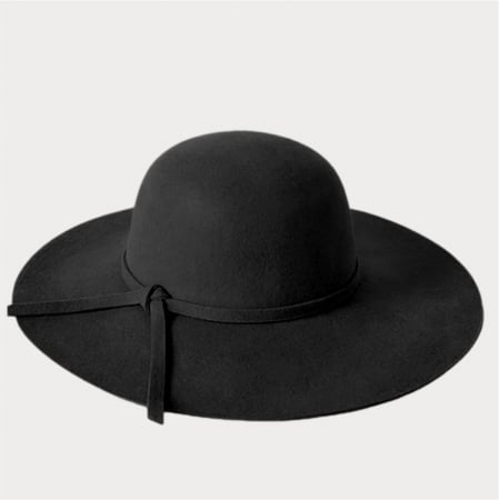 Palarie dama cu boruri elegante ROMA CHIC (NEGRU) - marime unica, reglabila [3]