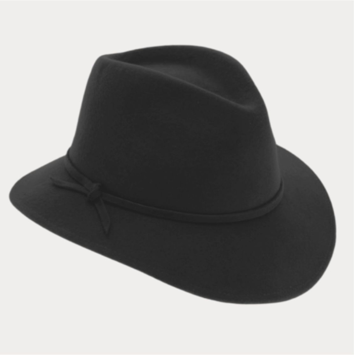 Palarii dama din fetru lux MISS ITALY (NEGRU) - marime unica, reglabila [4]