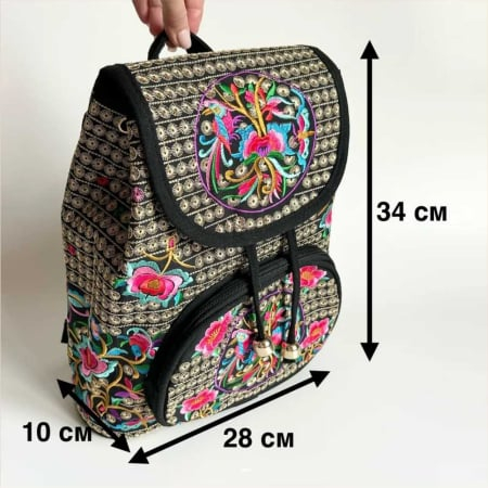 Rucsac  elegant de dama - Fantezie in Roz [3]