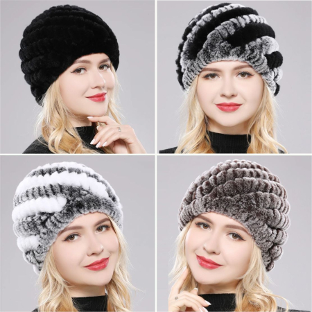 Diverse - Caciuli elegante de blana  (6 modele) - marime universala