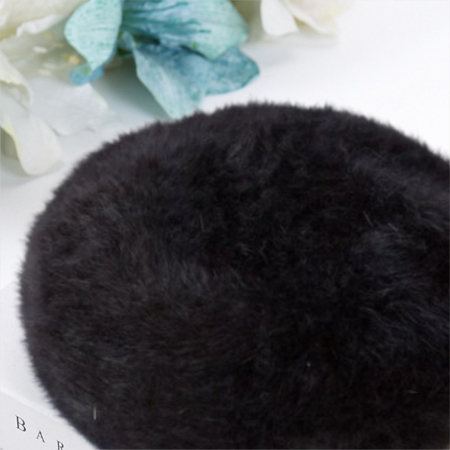 Caciulita eleganta din lana de Angora (NEGRU) - marime UNIVERSALA [3]