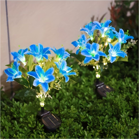 Decoratiuni solare luminoase - Crini [3]