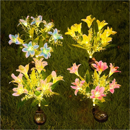 Decoratiuni solare luminoase - Crini [1]