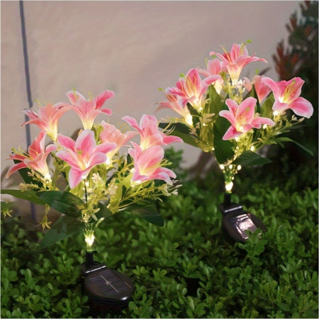 Decoratiuni solare luminoase - Crini [4]