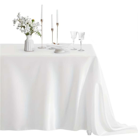 Fata de masa de Paste din satin lux - Elegance Lux (ALB) [3]