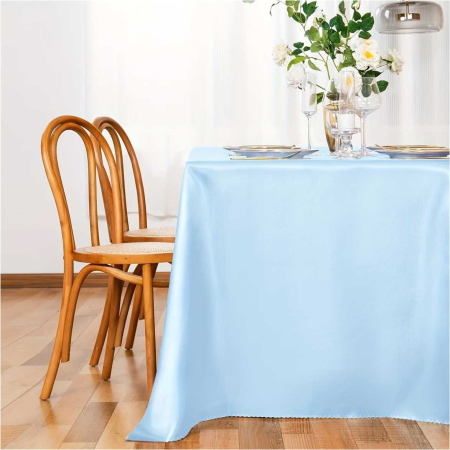 Fata de masa de Paste din satin lux - Elegance Lux (ALBASTRU deschis) [4]