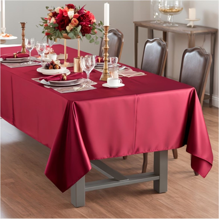 Fata de masa de Paste din satin lux - Elegance Lux (GRENA) [2]