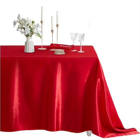 Fata de masa de Paste din satin lux - Elegance Lux (ROSU) [1]