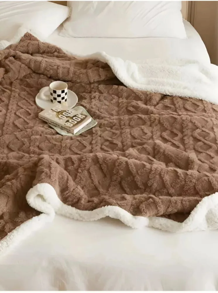 Patura groasă Cocolino Lux cu 2 fete, captusita cu blanita, 200*230 cm (MARO) [5]