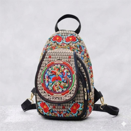 Rucsac elegant de dama - Fantezie Chic - Rosu [1]