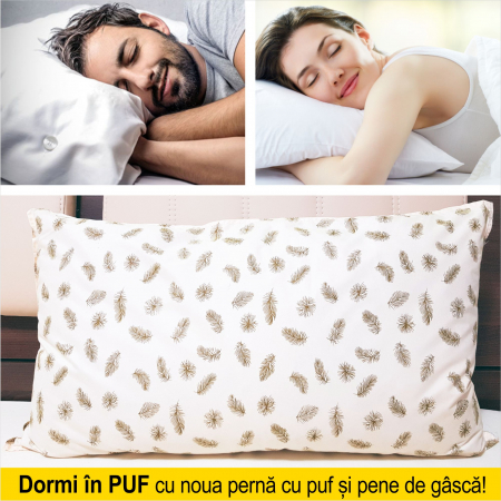 Set 2 perne puf de gasca (2 buc 50*70 cm la 129 lei  sau 2 buc 70*70 cm la 149 lei) [1]