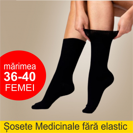 Set 5 perechi de sosete medicinale fara elastic - 2 marimi (culori inchise) [4]