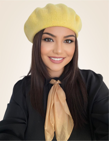BERETE si SETURI - Set elegant BERETA + ESARFA (GALBEN)