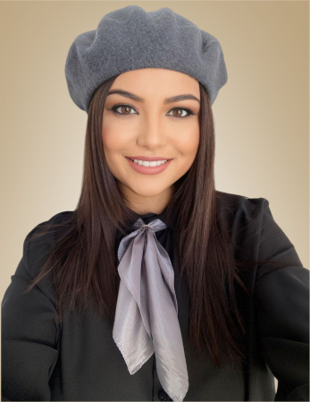 BERETE si SETURI - Set elegant BERETA + ESARFA (GRI argint)