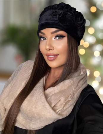 TURBANE CATIFEA LUX - turban-atena-negru