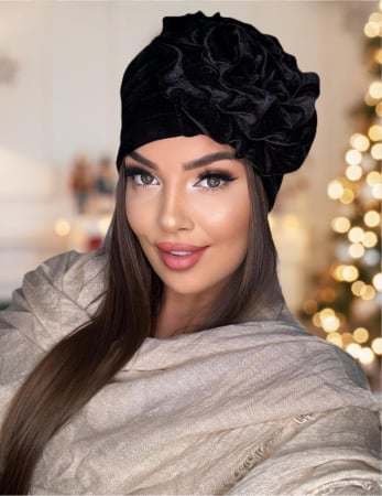 TURBANE CATIFEA LUX - turban-afrodita-negru