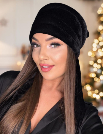 TURBANE CATIFEA LUX - turban-venus-negru