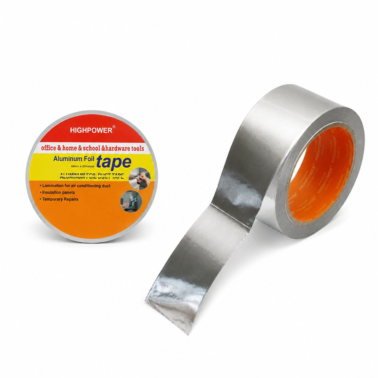 Banda adeziva aluminiu 48mm x 30m Duct Tape HighPower [5]