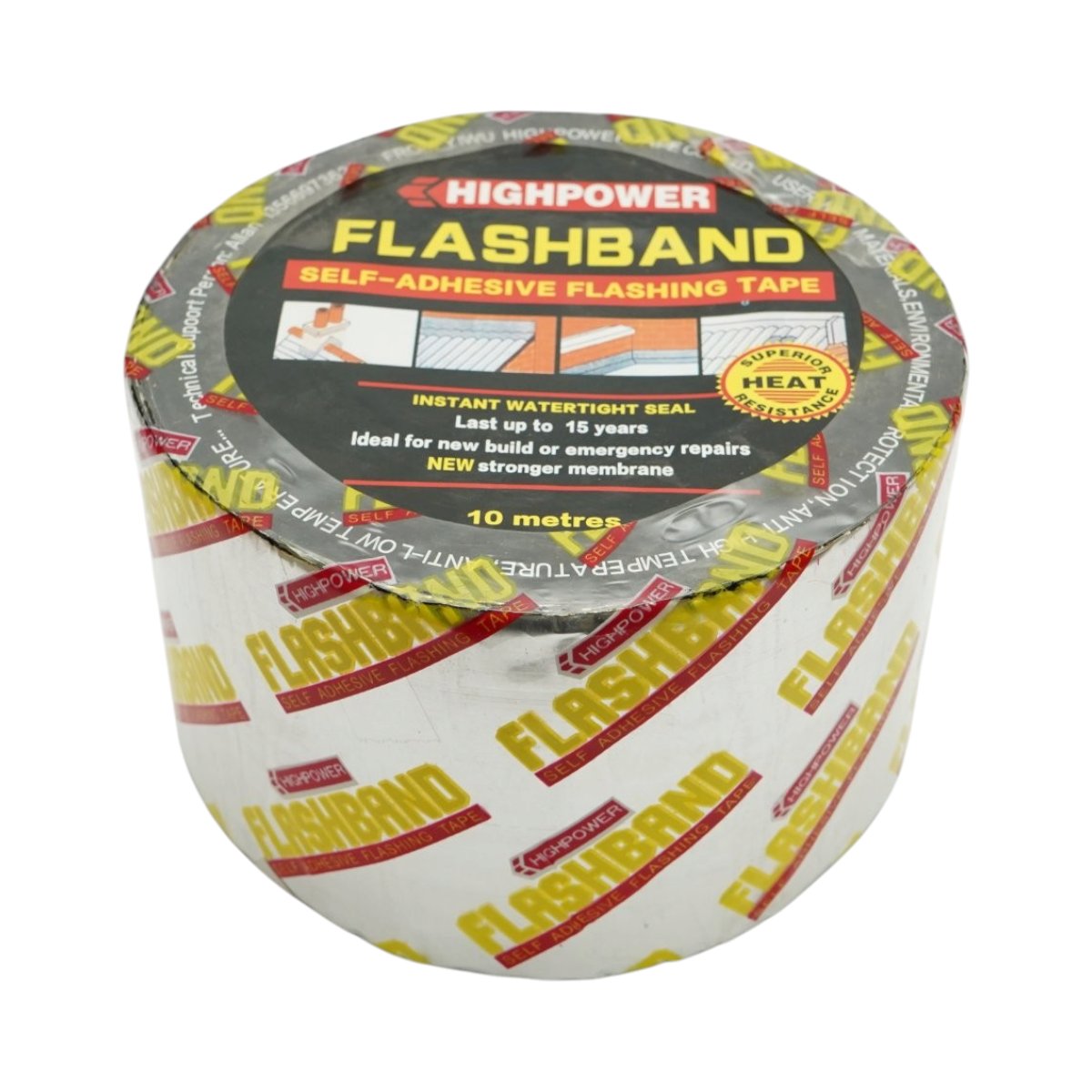 Banda bituminoasa autoadeziva 100mm x 10m pentru etansare si hidroizolare HighPower [4]