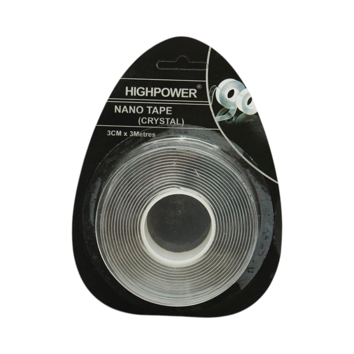 Banda dublu adeziva transparenta reutilizabila 30mm x 3m Nano Tape Crystal HighPower [2]