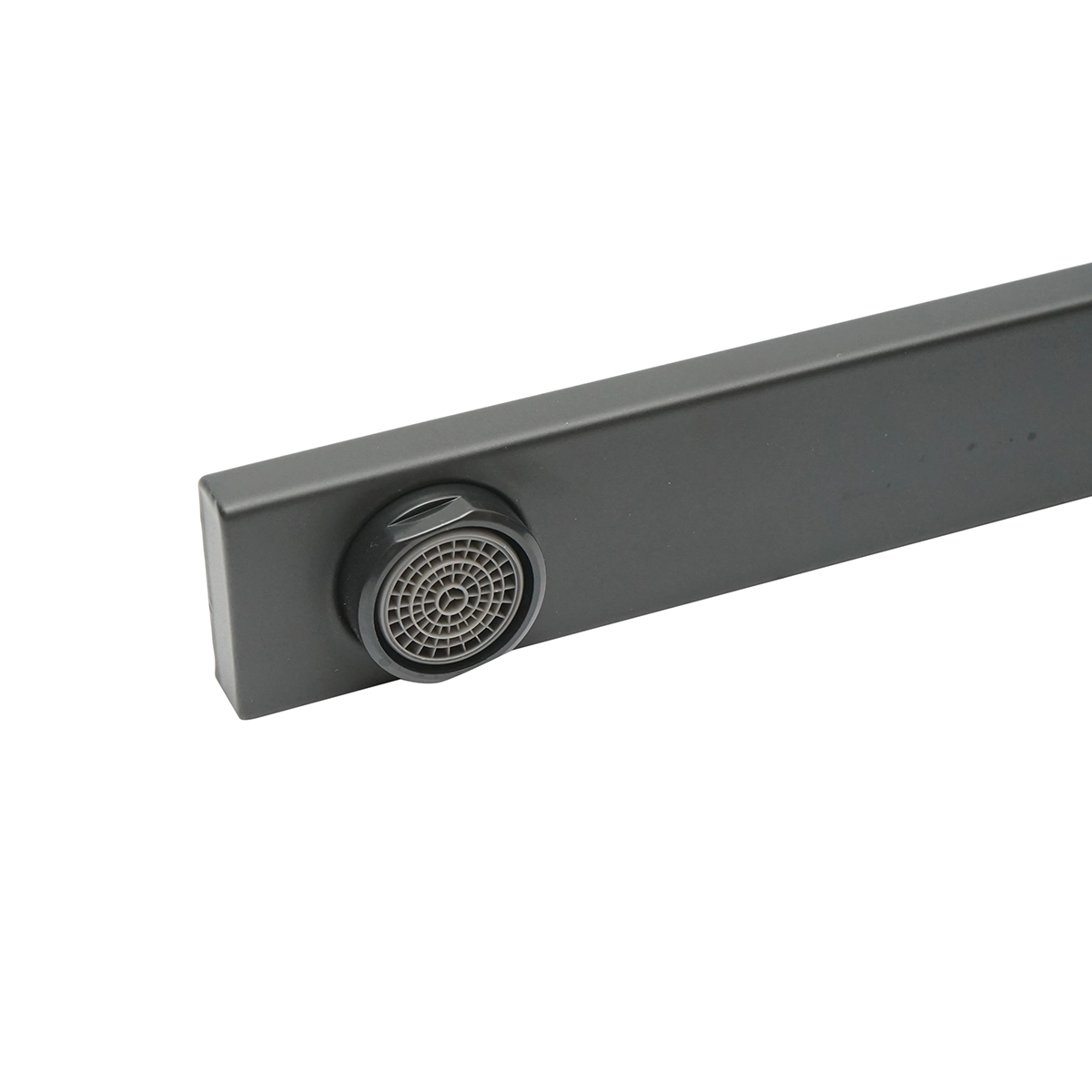 Baterie chiuveta bucatarie rotativa, finisaj negru mat, stativ cu monocomanda, aliaj zinc, accesorii incluse [4]