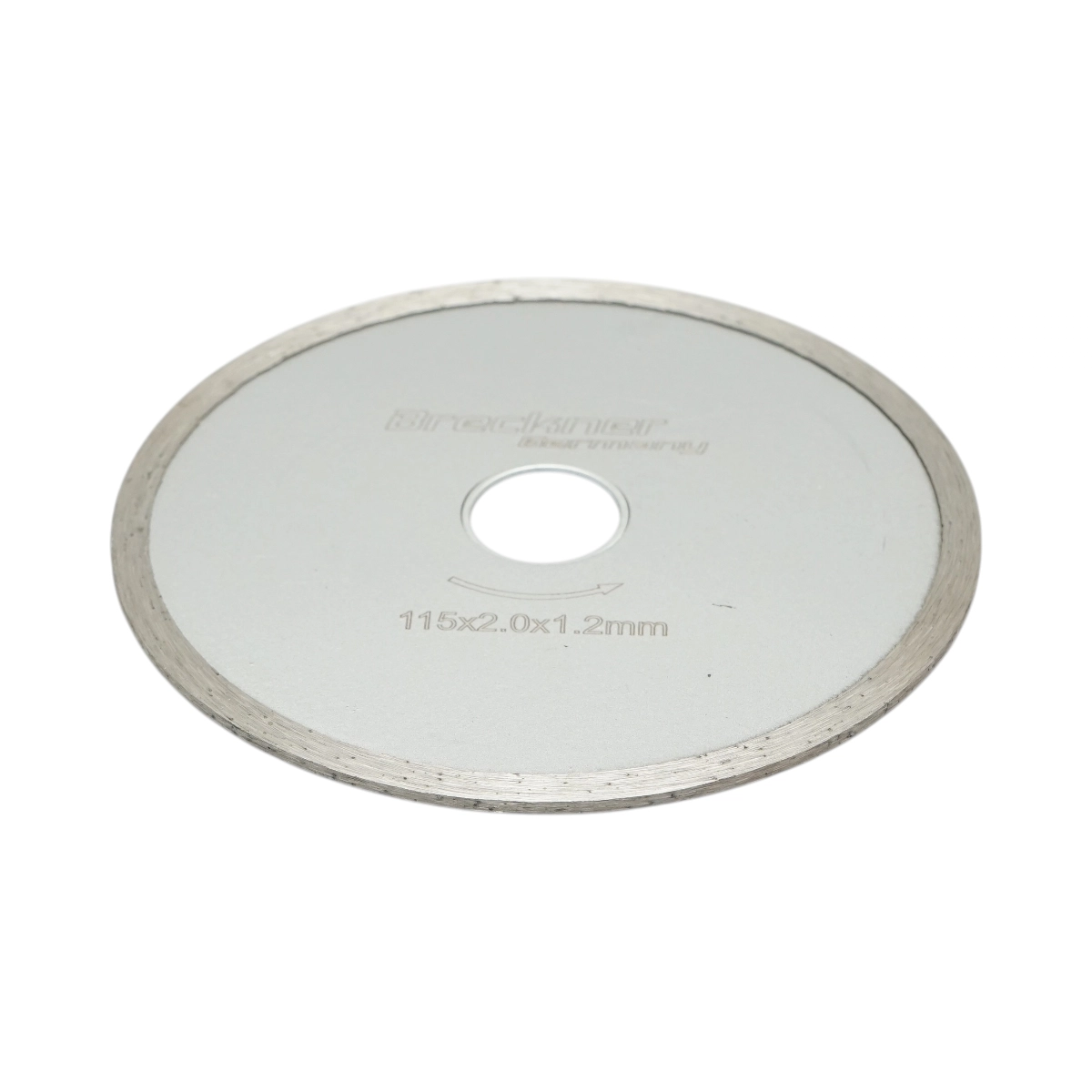 Disc diamantat continuu 115x2.0x22.23mm, taiere umeda pentru ceramica, gresie, faianta Breckner Germany [2]