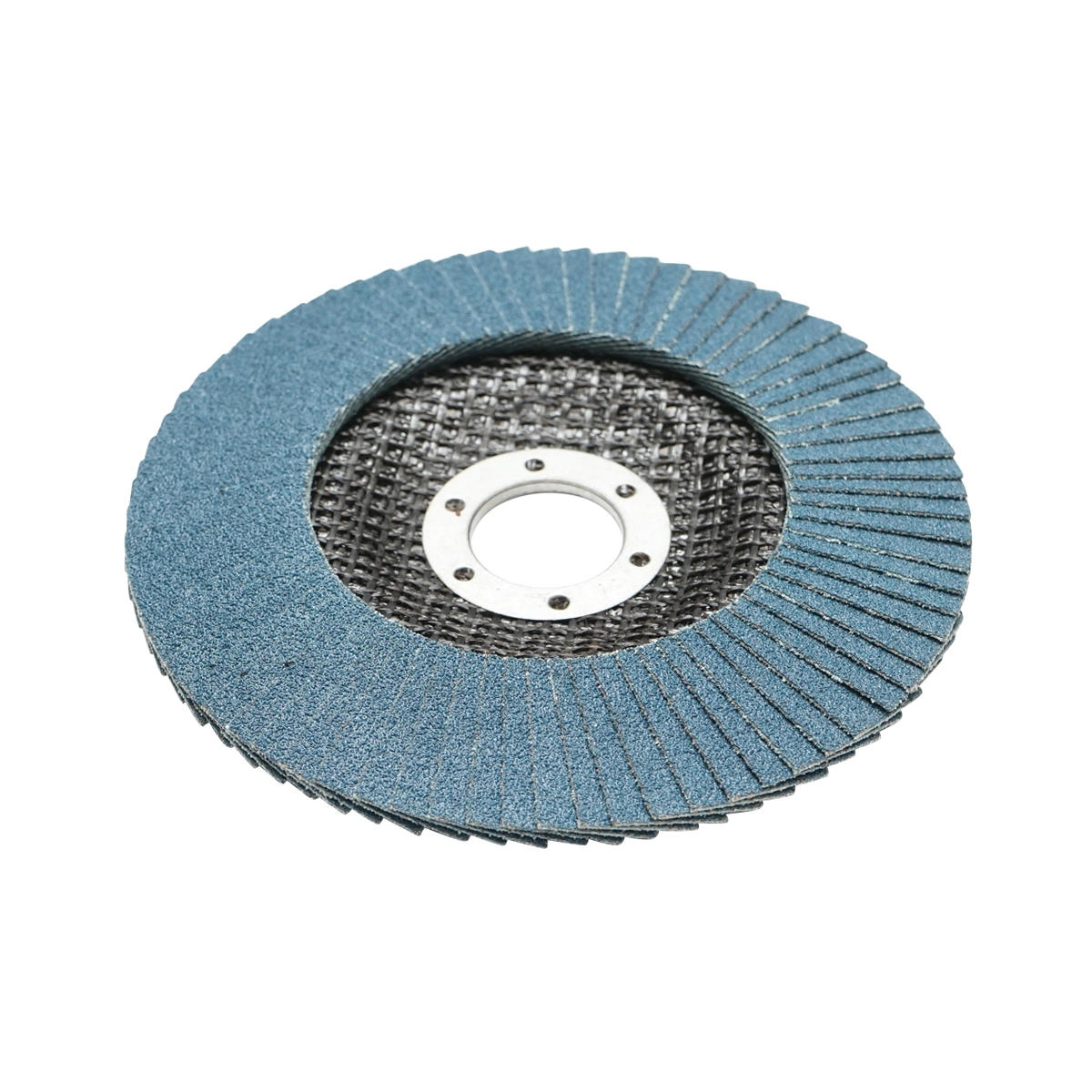 Disc lamelar abraziv cu zirconiu 125mm, P100 pentru taiat si polizat metal, inox Breckner Germany [2]
