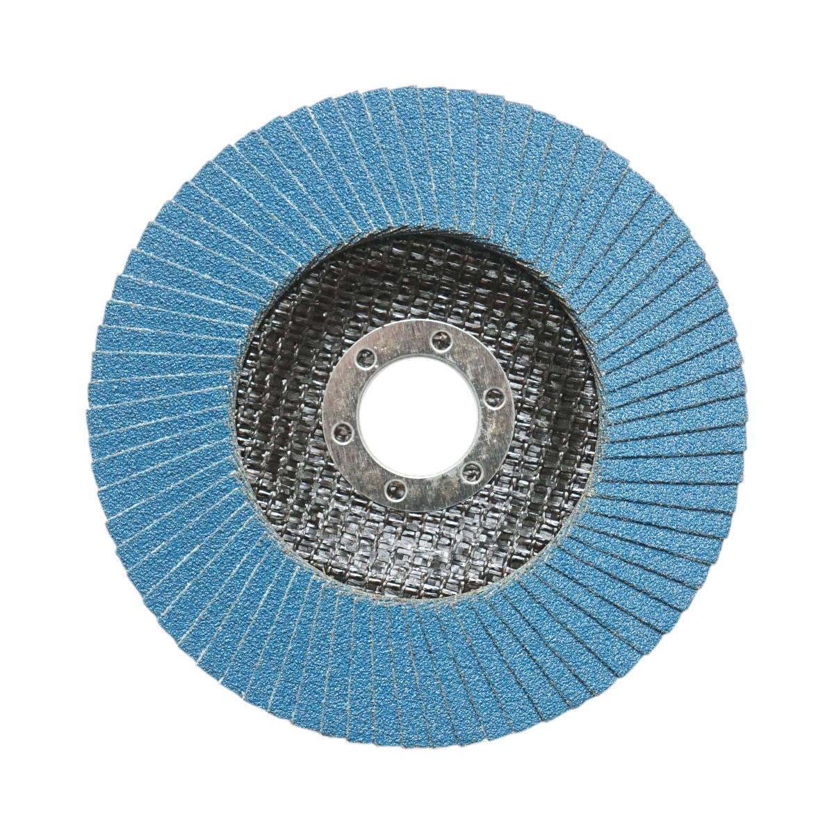 Disc lamelar abraziv cu zirconiu 125x22mm T27 ZA100 pentru slefuire, polizare metal si inox Breckner Germany [2]
