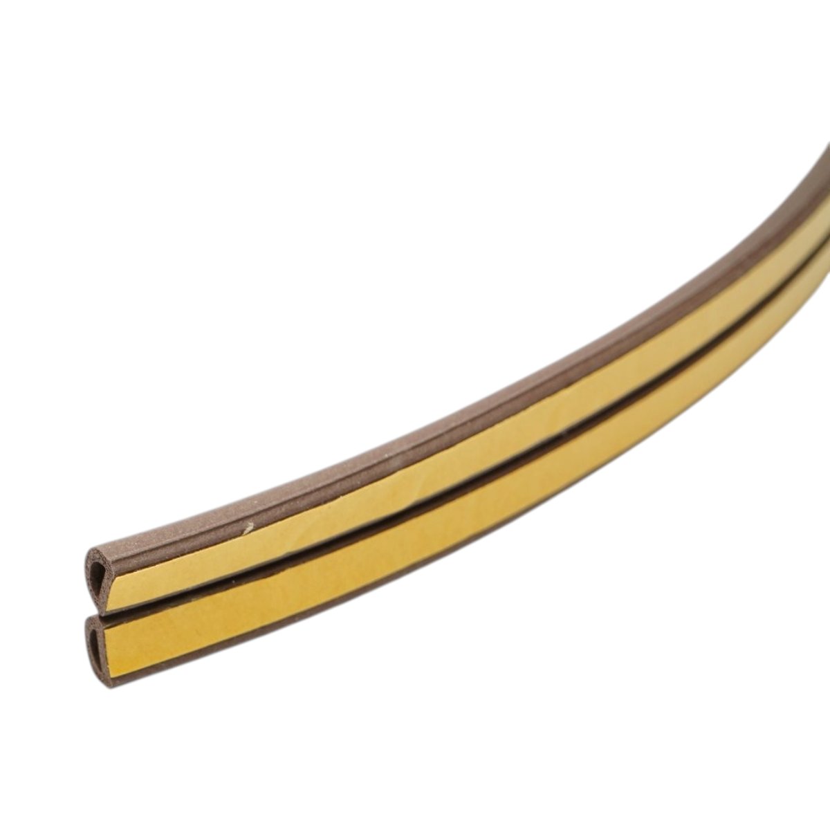 Garnitura etansare usi si ferestre maro autoadeziva 10m, profil D 3-7mm, EPDM HighPower [5]