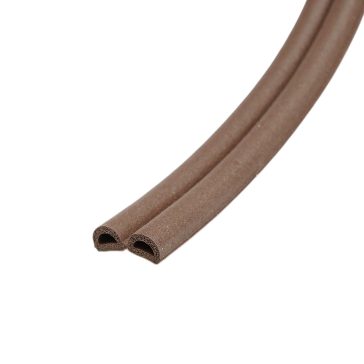 Garnitura etansare usi si ferestre maro autoadeziva 10m, profil D 3-7mm, EPDM HighPower [4]