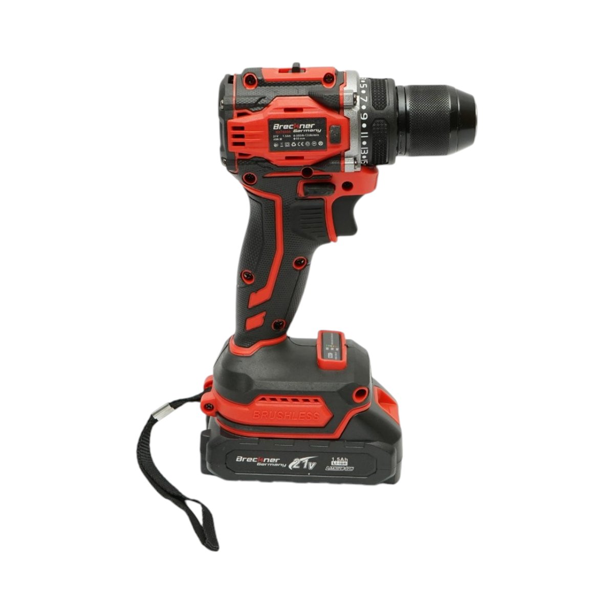 Masina de gaurit si insurubat cu percutie 21V brushless 40Nm Breckner Germa [4]