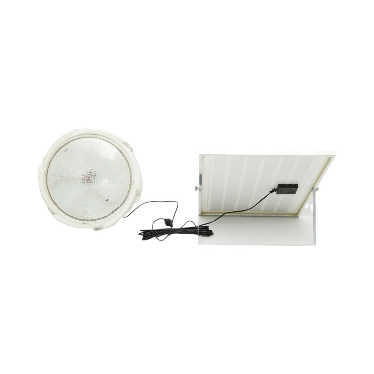 Plafoniera solara LED 200W, 6500K cu panou solar 12W, baterie LiFePO4 5400mAh, senzor miscare si telecomanda IP65 Breckner Germany [5]